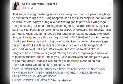 Abbie Tolentino Figueroa Scandal .